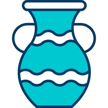 Su. Web simgesi basit illüstrasyon