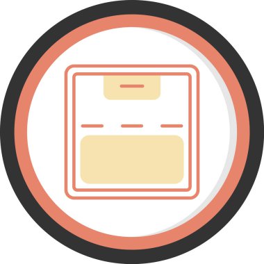 Kredi kartı simgesi, vektör illüstrasyonu