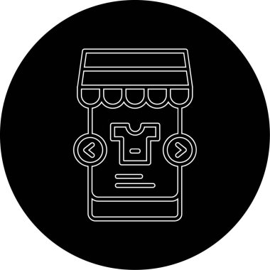 Modern bir simgenin vektör illüstrasyonu