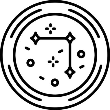 Pusula. Web simgesi basit illüstrasyon