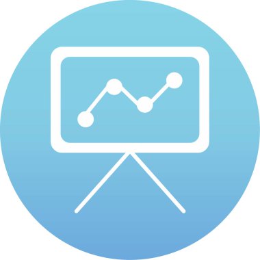 grafik grafik simgesi. Basit resimleme