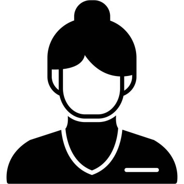 Stetoskop silueti olan bir doktor.