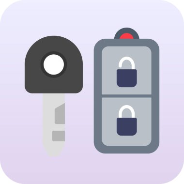 ikon vektör illüstrasyonunu kilitle