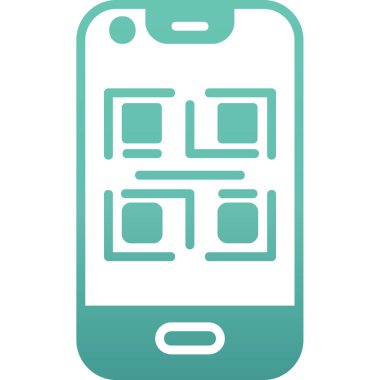 akıllı telefon simgesi vektör illüstrasyonu