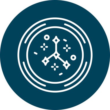 Pusula simgesinin vektör illüstrasyonu