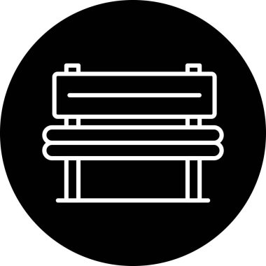 Mobilya simgesinin vektör illüstrasyonu