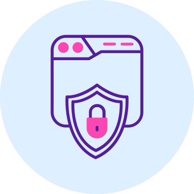 ikon vektör illüstrasyonunu kilitle