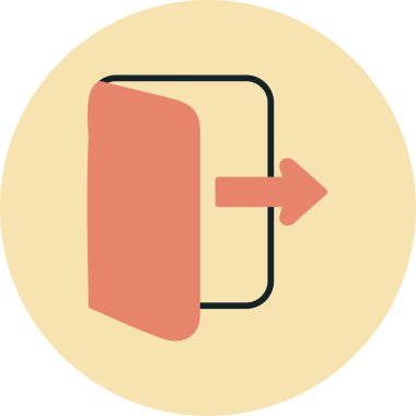 ok simgesi, vektör illüstrasyonu