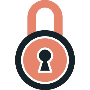 ikon vektör illüstrasyonunu kilitle