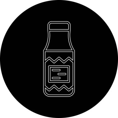 bira şişesi simgesi modaya uygun izole edilmiş arkaplan