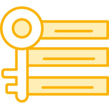 anahtar simgesi, vektör illüstrasyonu