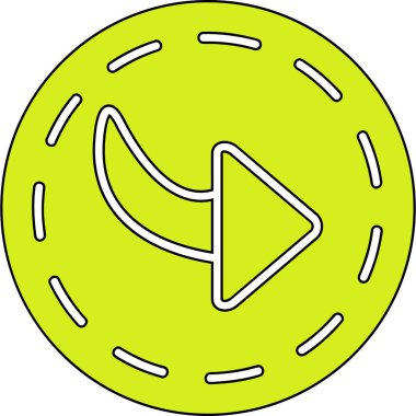 Modern simgenin vektör illüstrasyonu