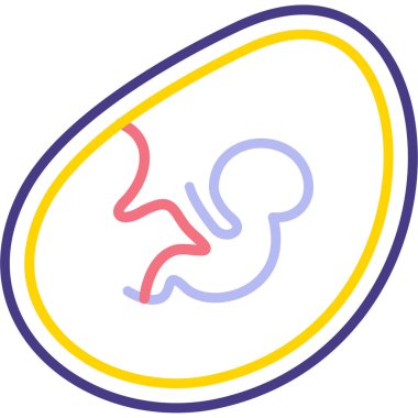 Böbrek hastalığı web simgesi basit bir illüstrasyon