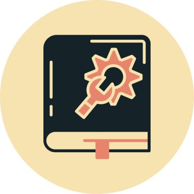 Kitap. Web simgesi basit illüstrasyon