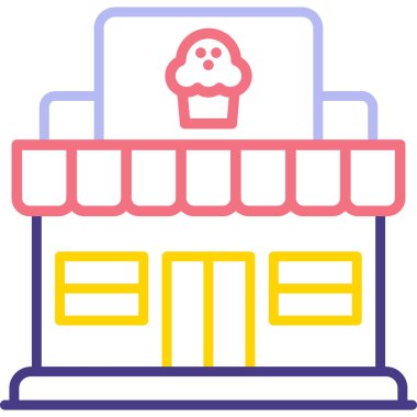 Gıda simgesinin vektör illüstrasyonu