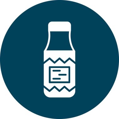 Su şişesinin vektör simgesi