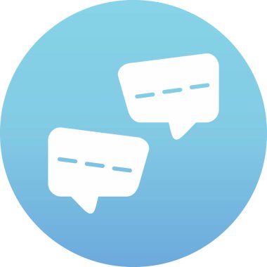 Konuş. Web simgesi basit tasarım