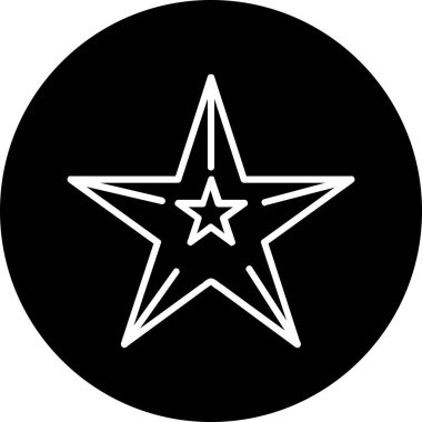 yıldız simgesi vektör illüstrasyonu