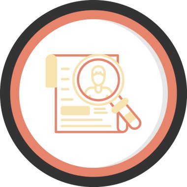 iş görüşmesi simgesi vektör illüstrasyonu