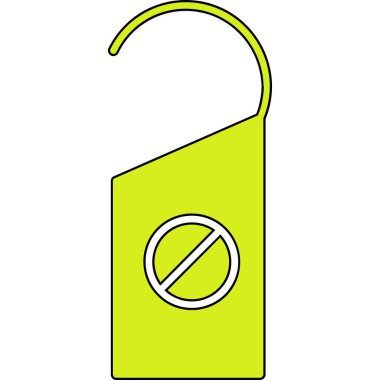 etiket simgesi, vektör çizimi