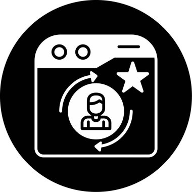 Bir resim simgesinin vektör illüstrasyonu