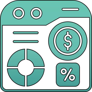 para mobil uygulama simgesi renk dış hat vektörü