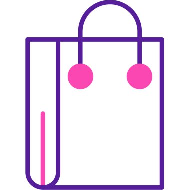 Alışveriş. Web simgesi basit illüstrasyon