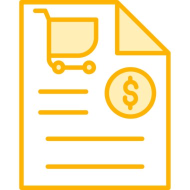 Alışveriş arabası. Web simgesi vektör illüstrasyonu