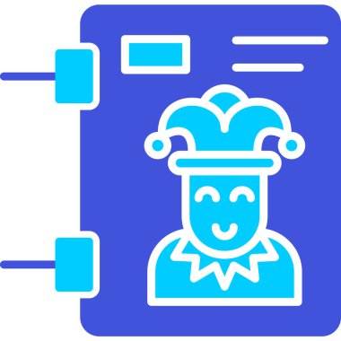 Şef simgesi, vektör çizimi beyaz arkaplanda izole edildi