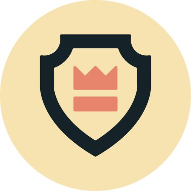 Taç. Web simgesi vektör illüstrasyonu