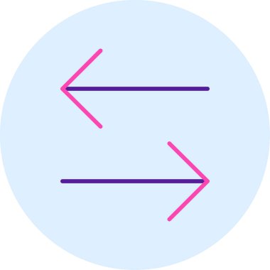 ok vektör illüstrasyonu modern simge