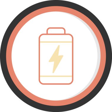 Pil. Web simgesi basit tasarım