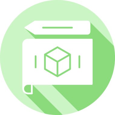 kutu teslim paketi simgesi ana hat biçiminde