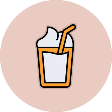 Kişisel ve ticari kullanım için içecek vektör simgesi simgesi vektör çizimi..