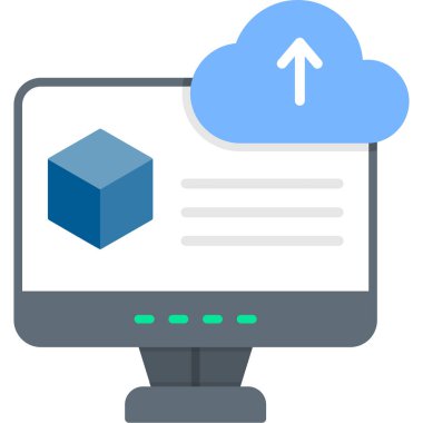 Bulut hesaplama. Web simgesi