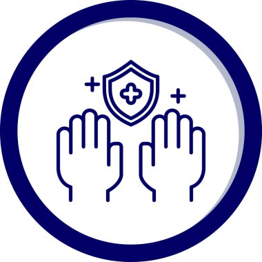 Beyaz arka planda mavi ve sarı çizgi virüsleri izole edilmiş. 9-ncov 'da korona virüsü ve bakteri. bakteriler ve mikroplar, hücre