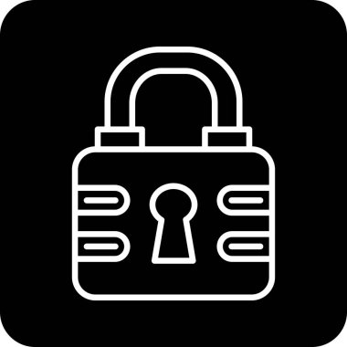 ikon vektör illüstrasyonunu kilitle