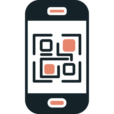 mobil simge vektörü beyaz arkaplanda izole edildi, telefon şeffaf işareti, çizgi veya mobil işareti dolu doğrusal biçiminde