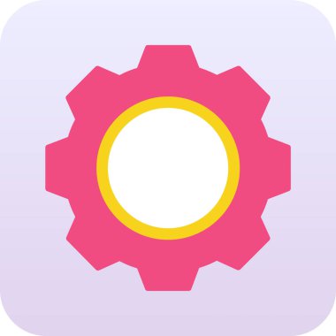 dişli simgesi vektör illüstrasyonu