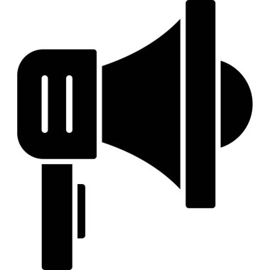 hoparlör simgesi, basit vektör tasarımı