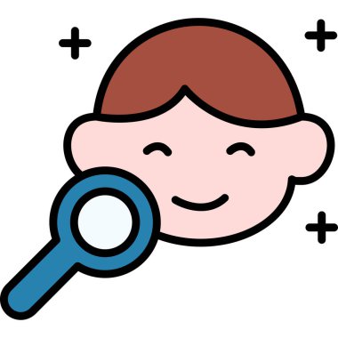 Ara. Web simgesi basit tasarım