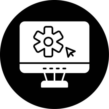 vektör bilgisayar simgesi illüstrasyonu