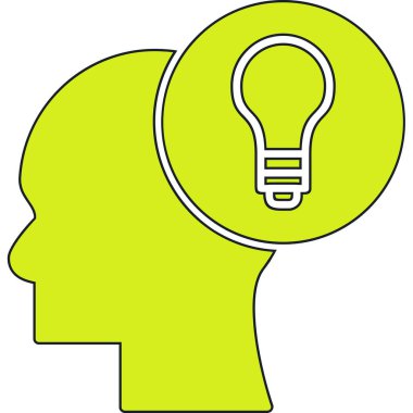 Ampul. Web simgesi basit illüstrasyon