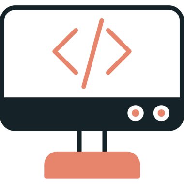 Kodlama geliştirme kodlama simgesi