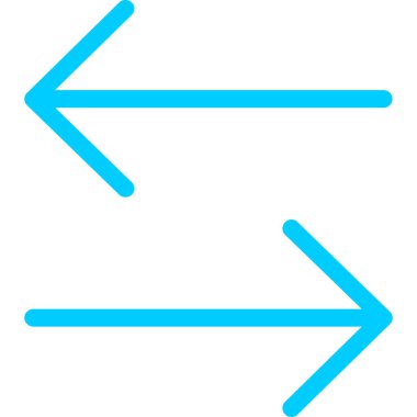 Ok sağ anahat vektör simgesi