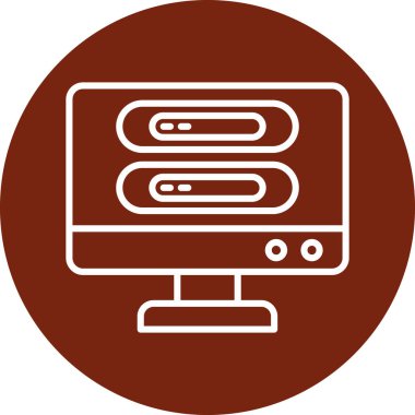 seo modern simgesinin vektör illüstrasyonu