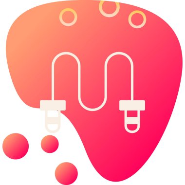 Kan bağışı rozetinde kan ikonu, bağış