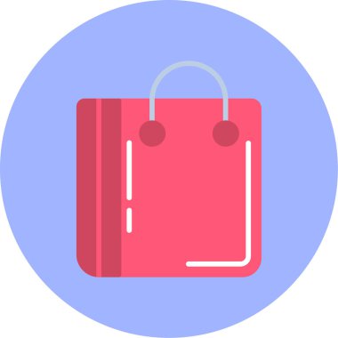 Alışveriş. Web simgesi basit illüstrasyon