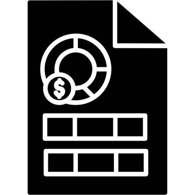 Dolar vektör sembolü düz simge