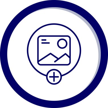 Modern bir simgenin vektör illüstrasyonu